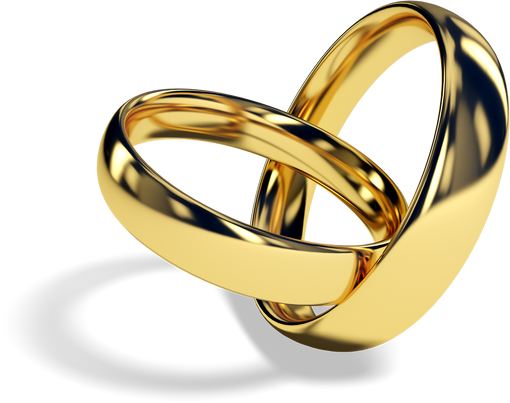 Gold wedding rings